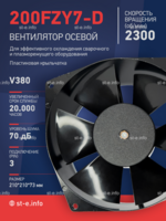 Вентилятор  200FZY7-D  - st-e.info - Березники