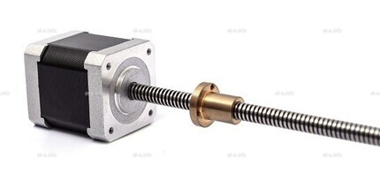 Шаговый двигатель 42HSL48-1204JA08-E146 (Tr8*4) - st-e.info - Березники