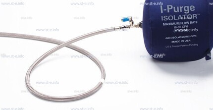 Односторонняя заглушка с трубкой и клапаном ISO 46" (1168 mm)  - st-e.info - Березники